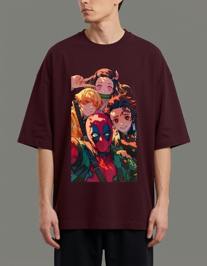 Oversized Tee X Demon Slayer