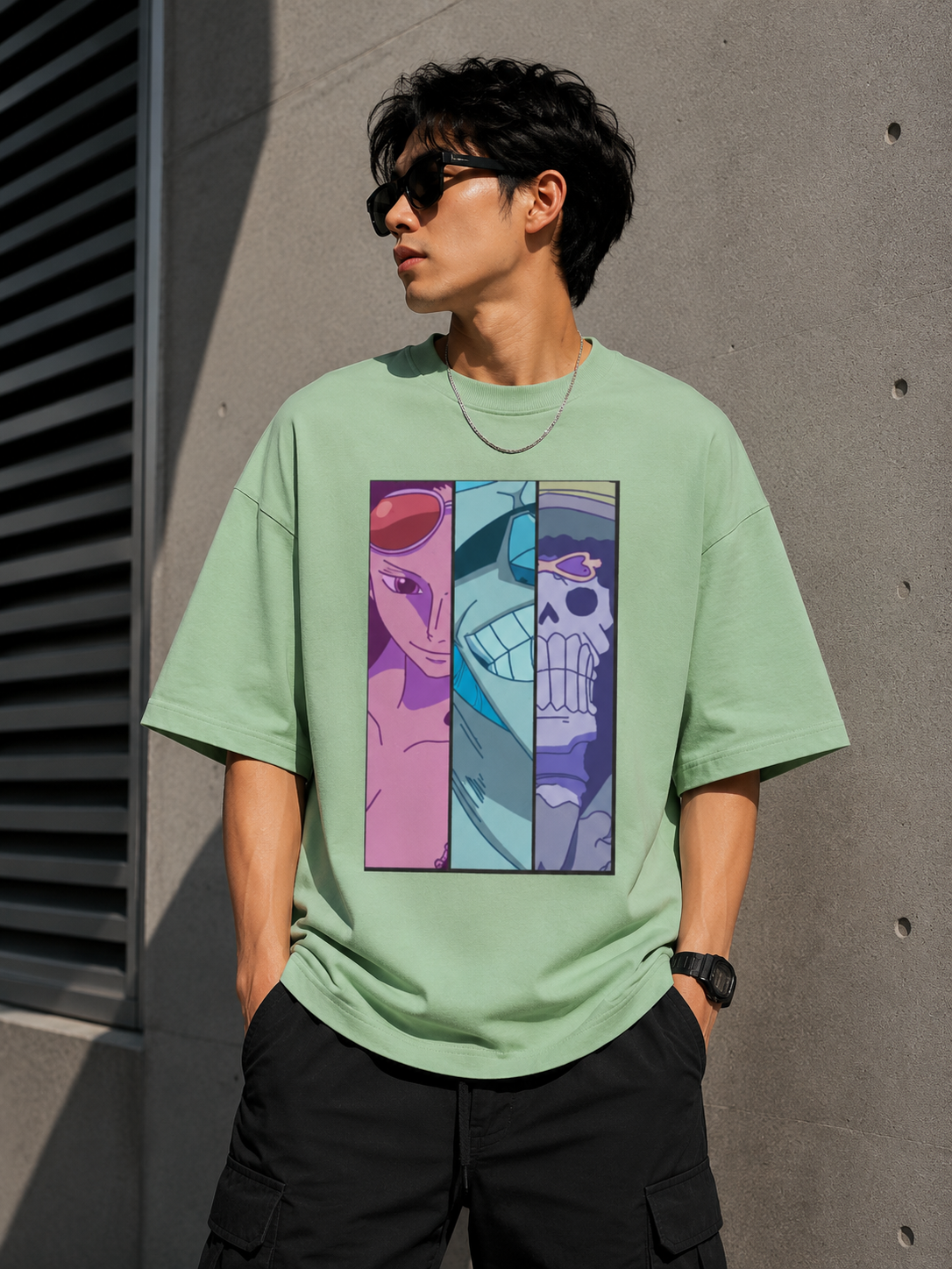 Oversized Tee X One Piece
