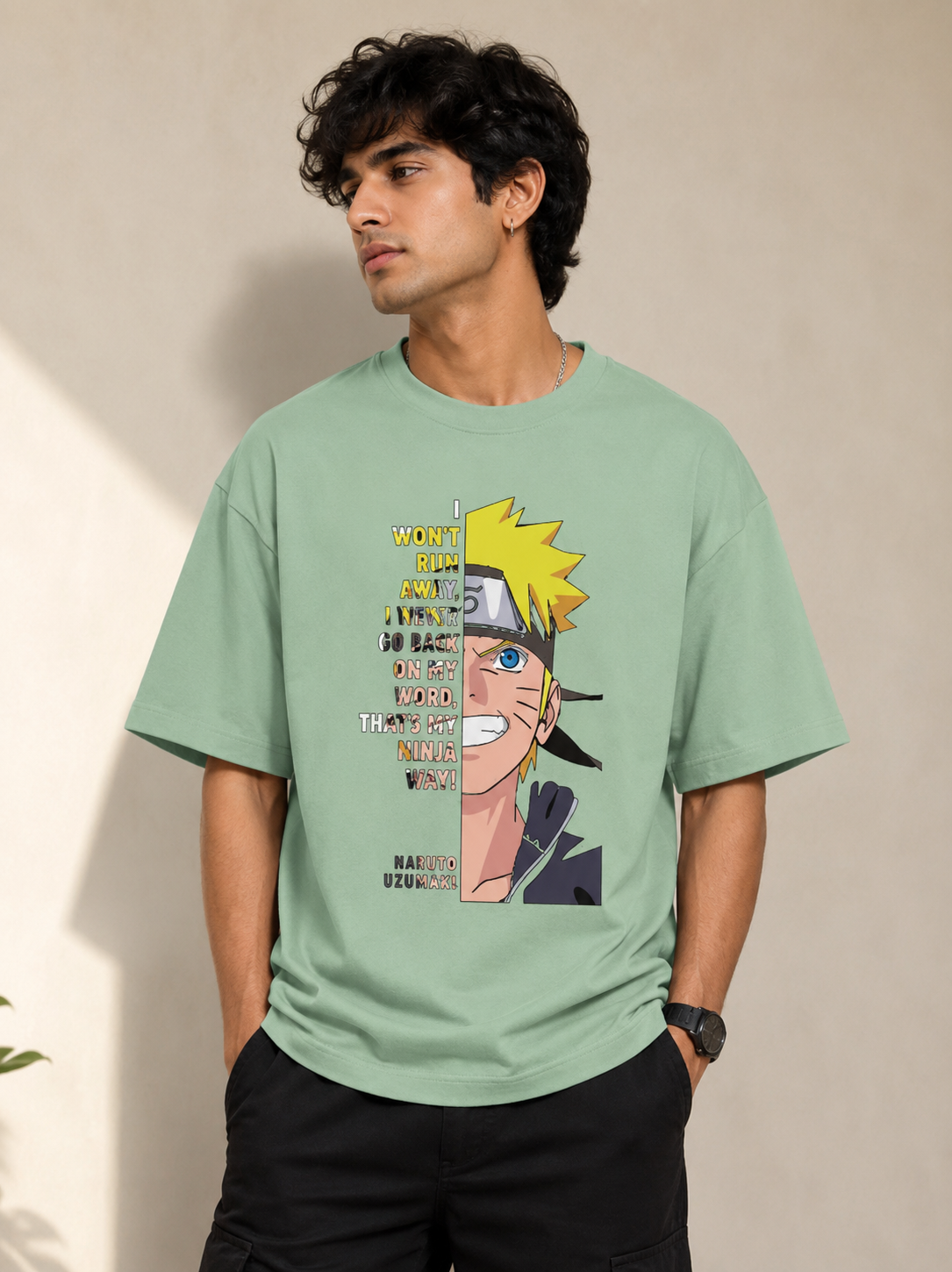 Oversized Tee X Naruto
