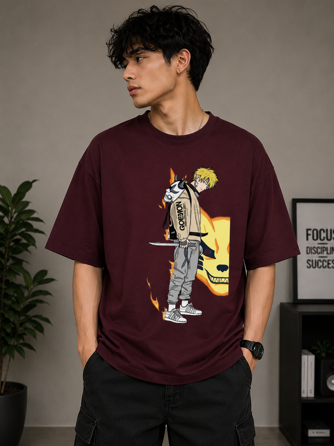 Oversized Tee X Naruto