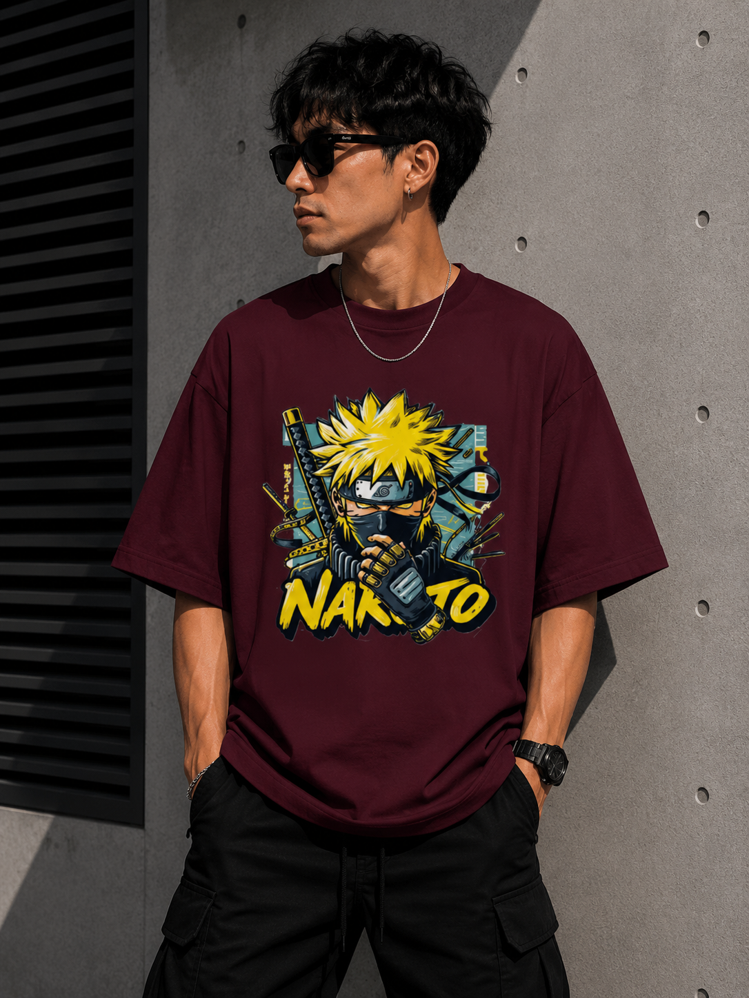 Oversized Tee X Naruto