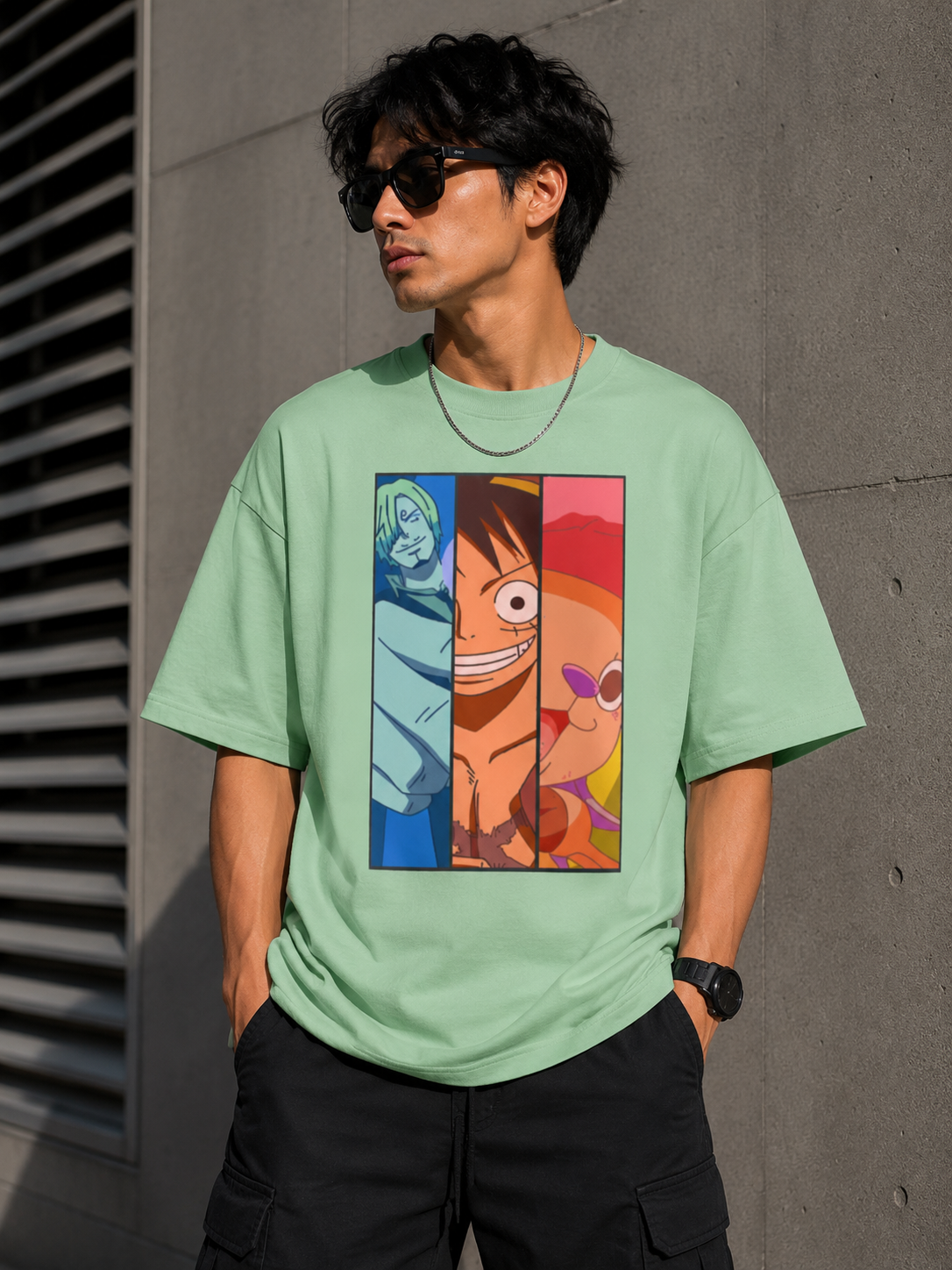Oversized Tee X One Piece