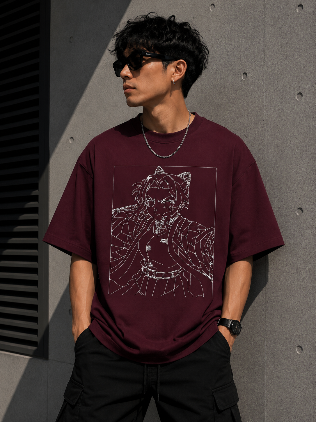 Oversized Tee X Demon Slayer
