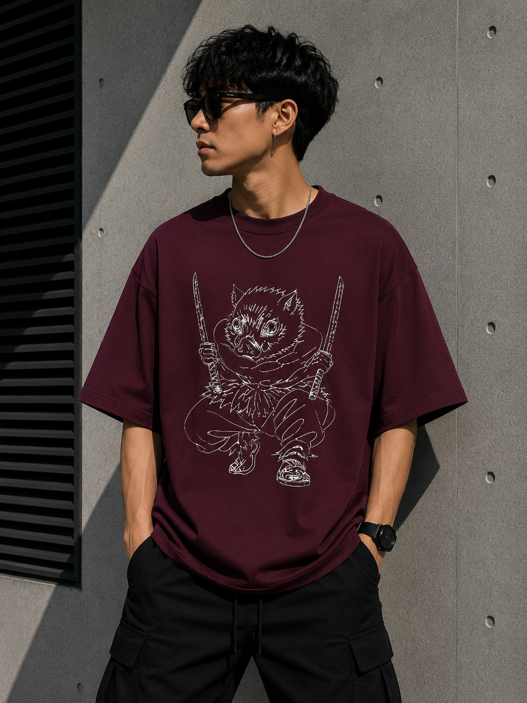 Oversized Tee X Demon Slayer