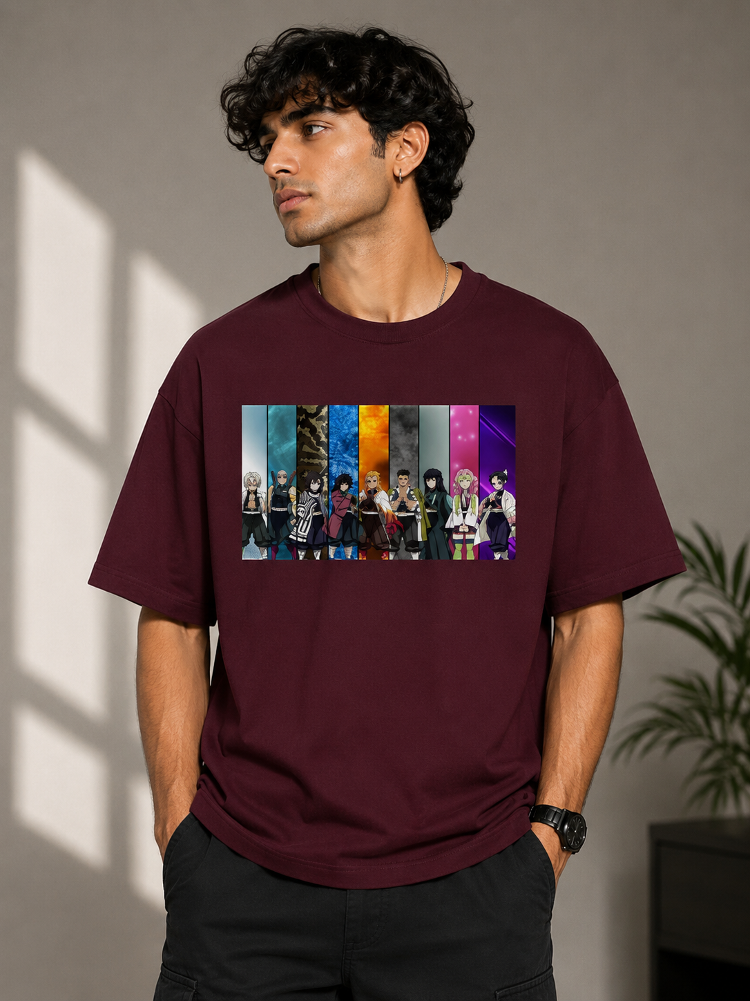 Oversized Tee X Demon Slayer