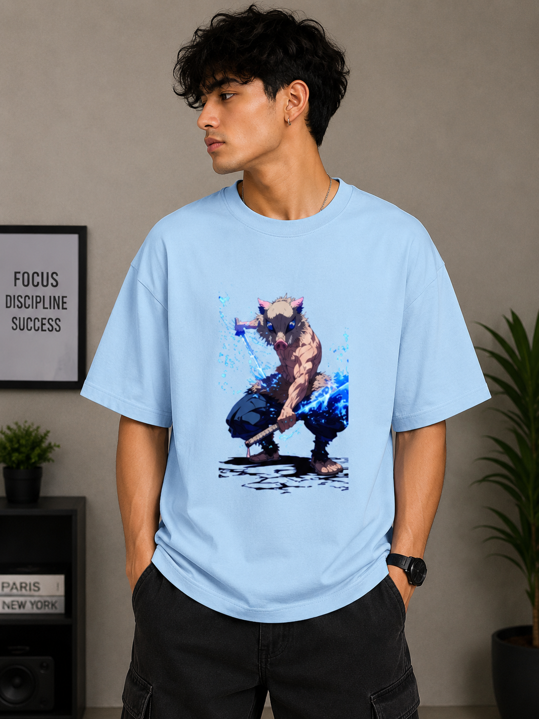 Oversized Tee X Demon Slayer
