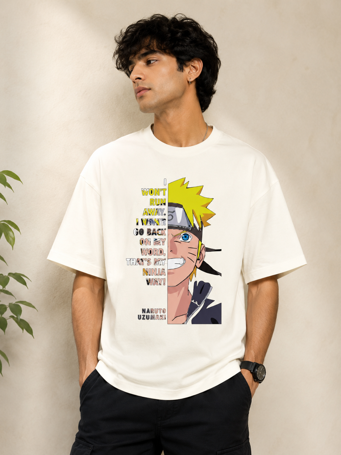 Oversized Tee X Naruto