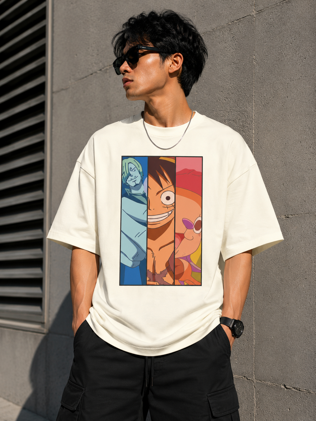 Oversized Tee X One Piece