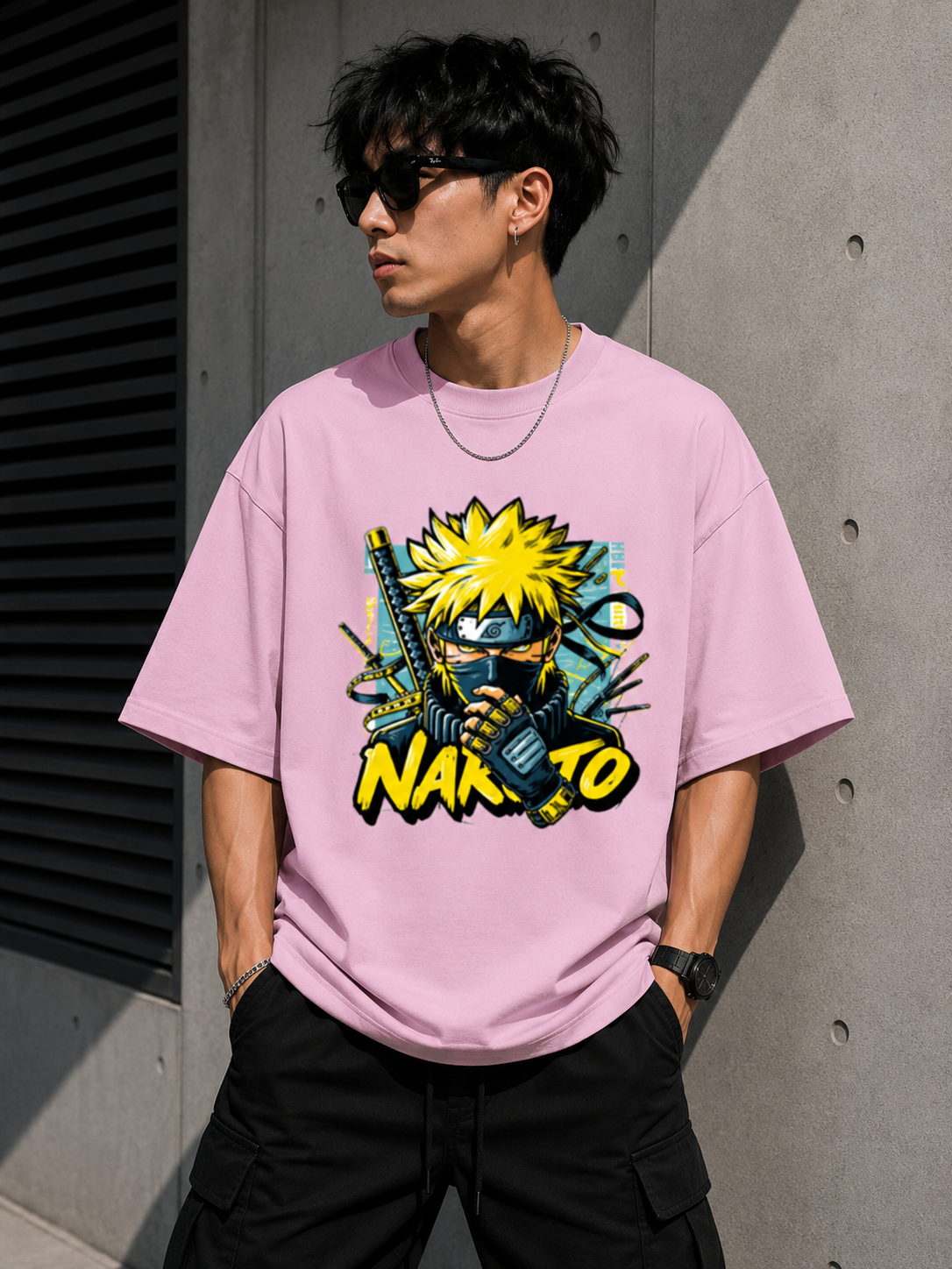 Oversized Tee X Naruto