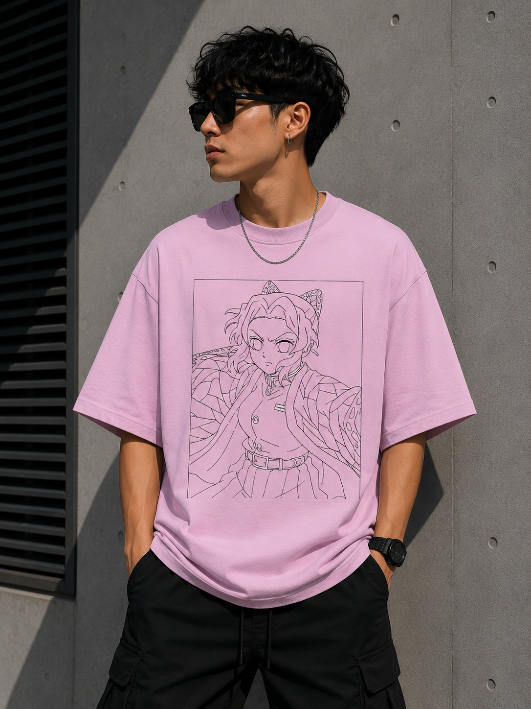 Oversized Tee X Demon Slayer