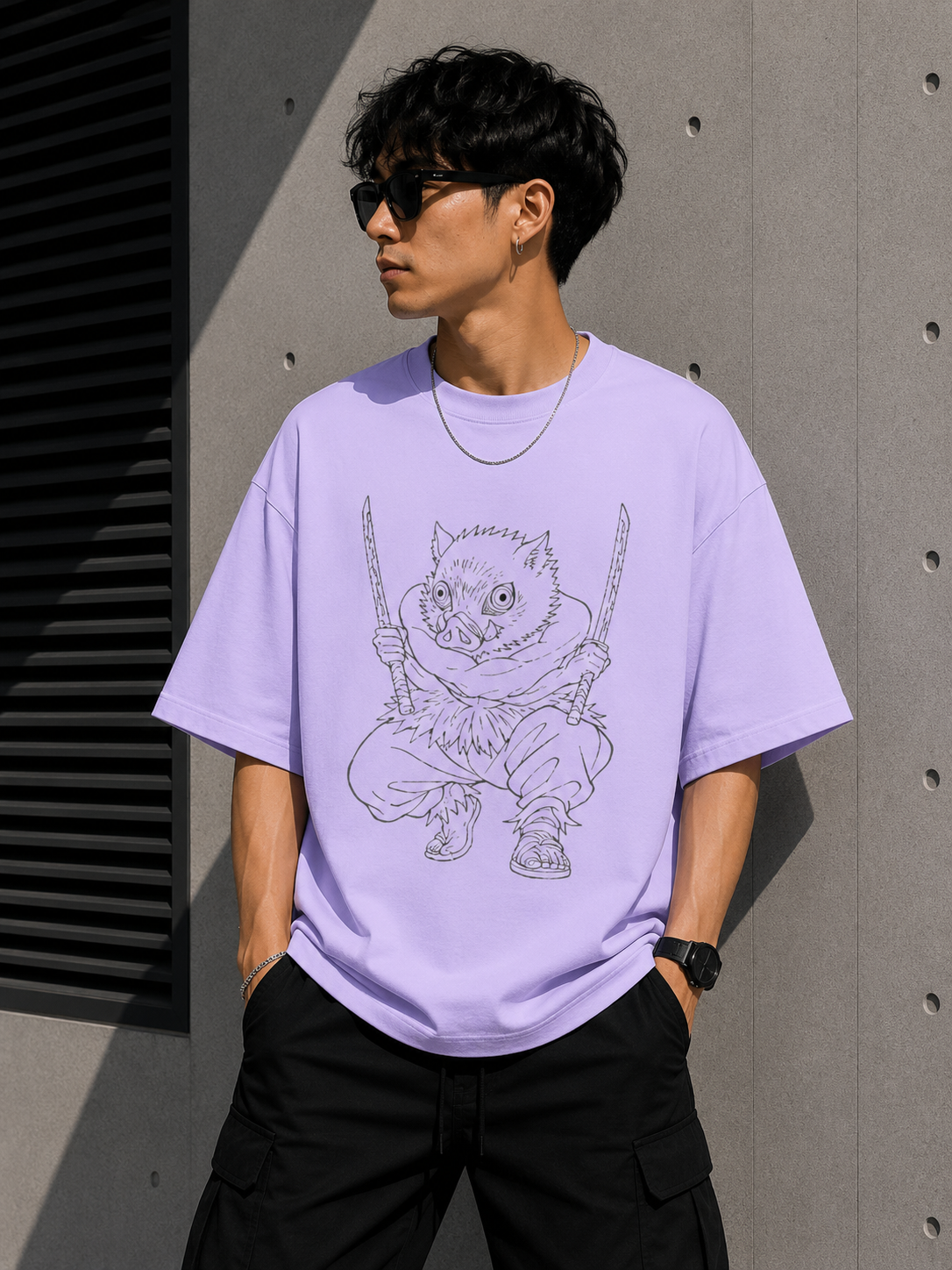 Oversized Tee X Demon Slayer