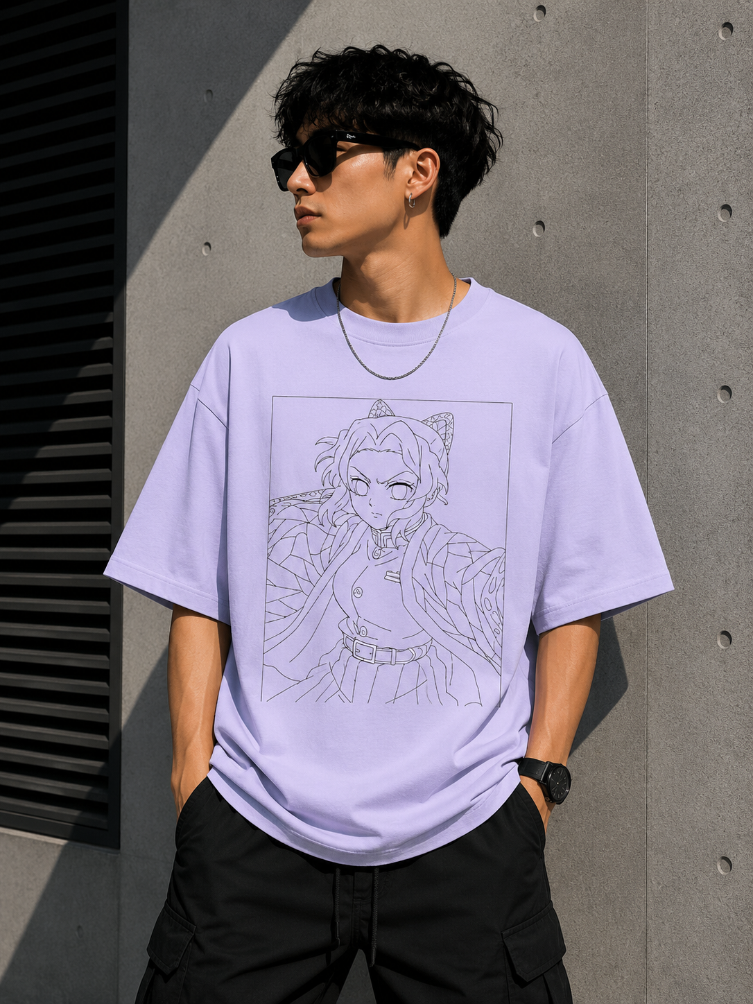 Oversized Tee X Demon Slayer
