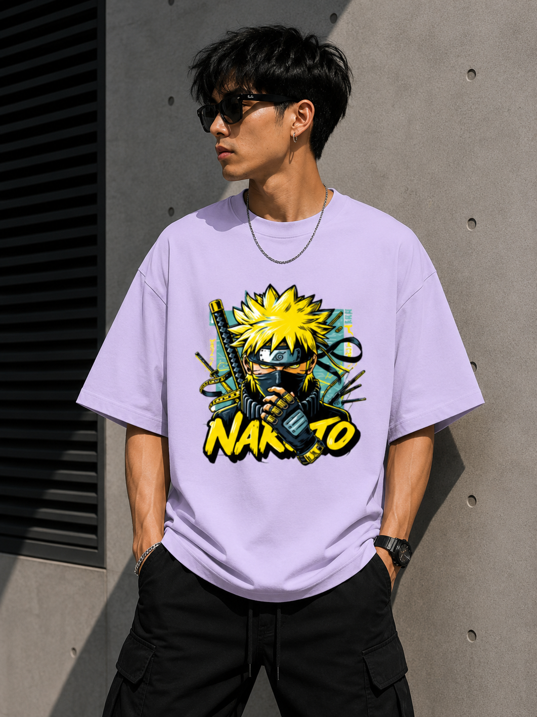 Oversized Tee X Naruto