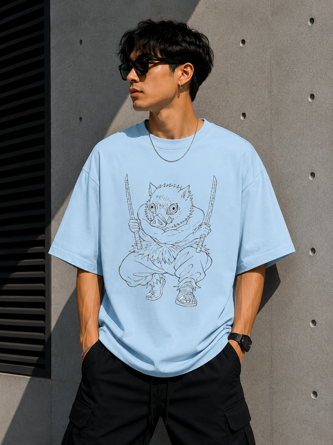 Oversized Tee X Demon Slayer