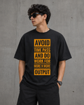 NO TIME PASS Oversized Tee