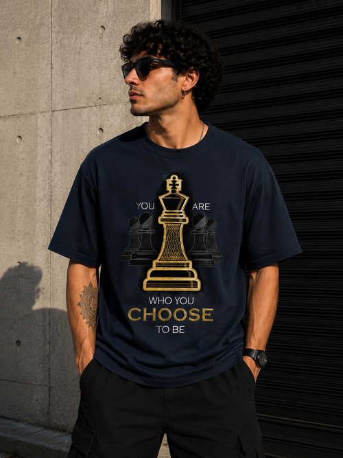 CHOOSE YOUR MOVE Oversized Tee