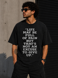 NO EXCUSE Oversized Tee