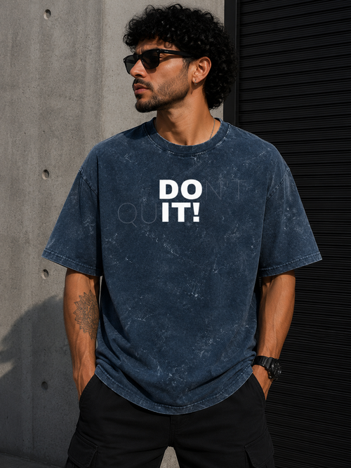 Acid Washed Oversized Tee | Q