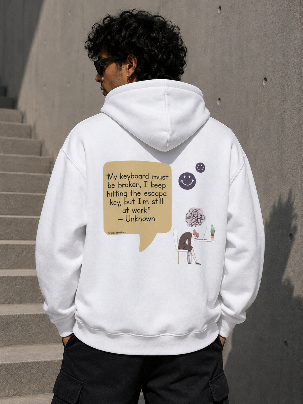 STILL AT WORK Oversized Hoodie