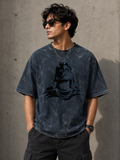 Neelkanth Mahadev Oversized Acid-Wash Tee