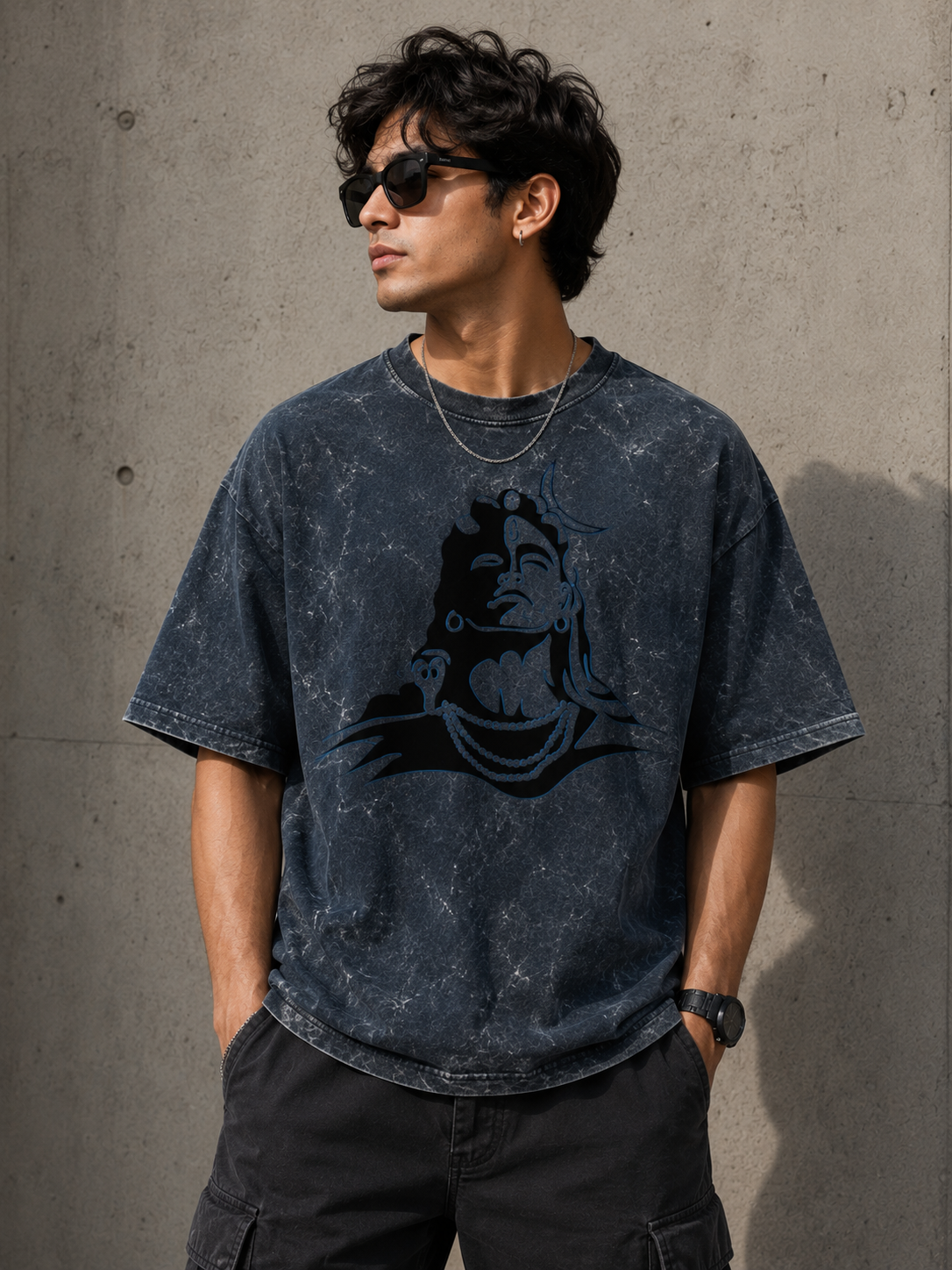 Acid Washed Oversized Tee
