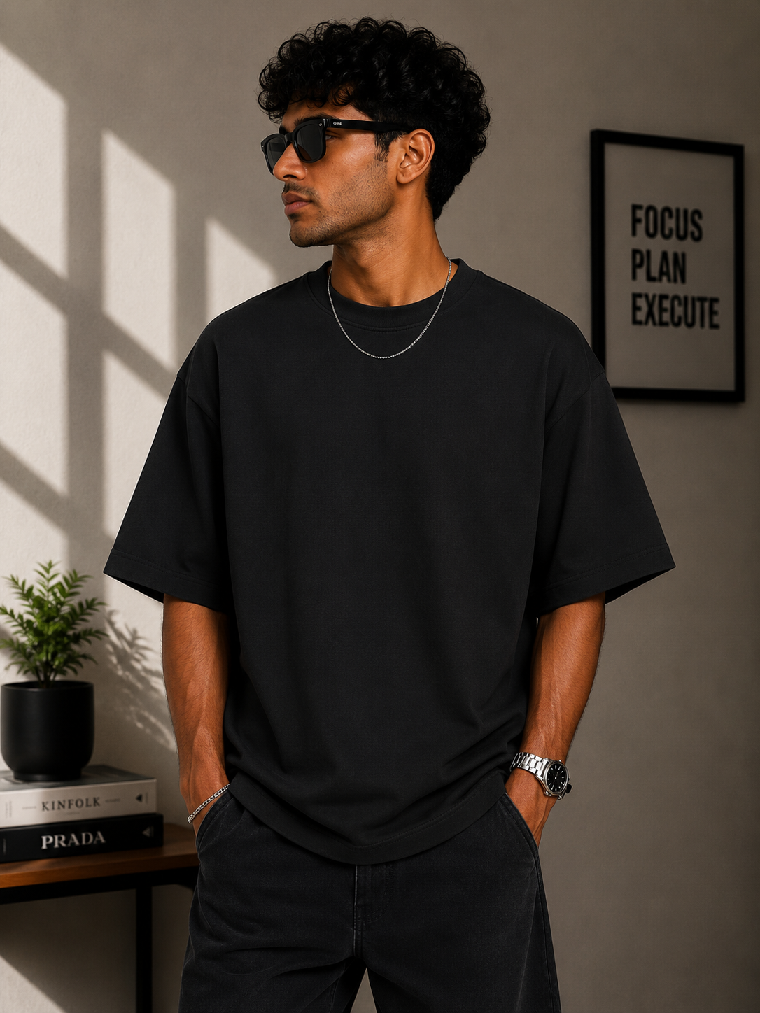 Plain Oversized Tee