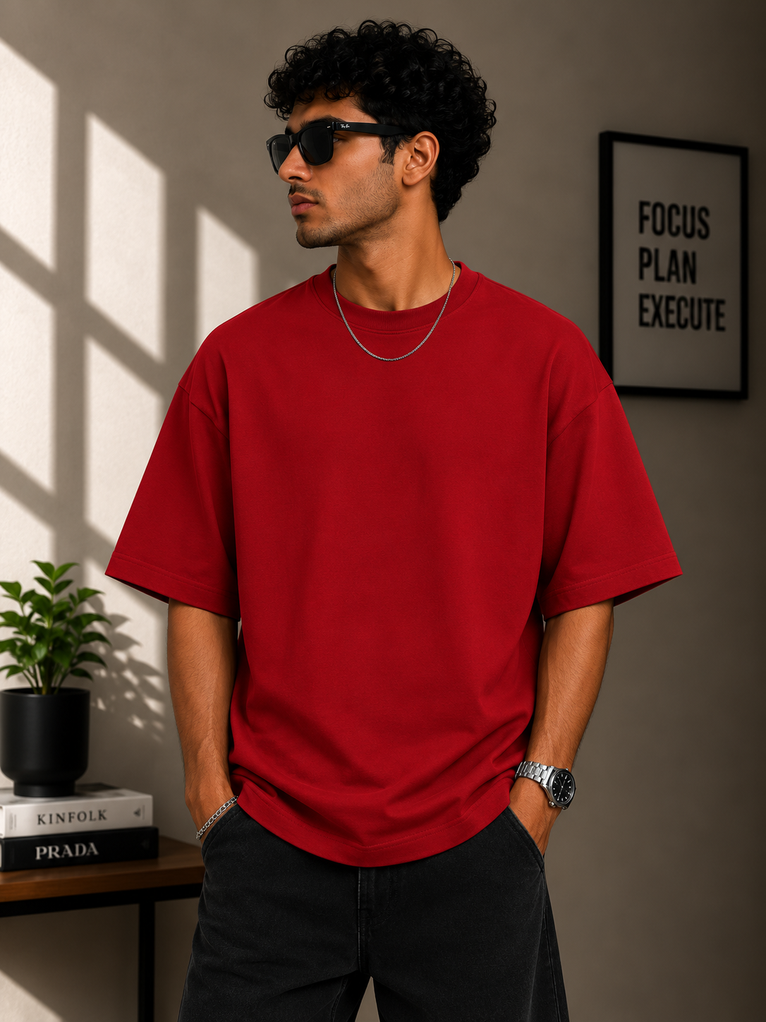 Plain Oversized Tee