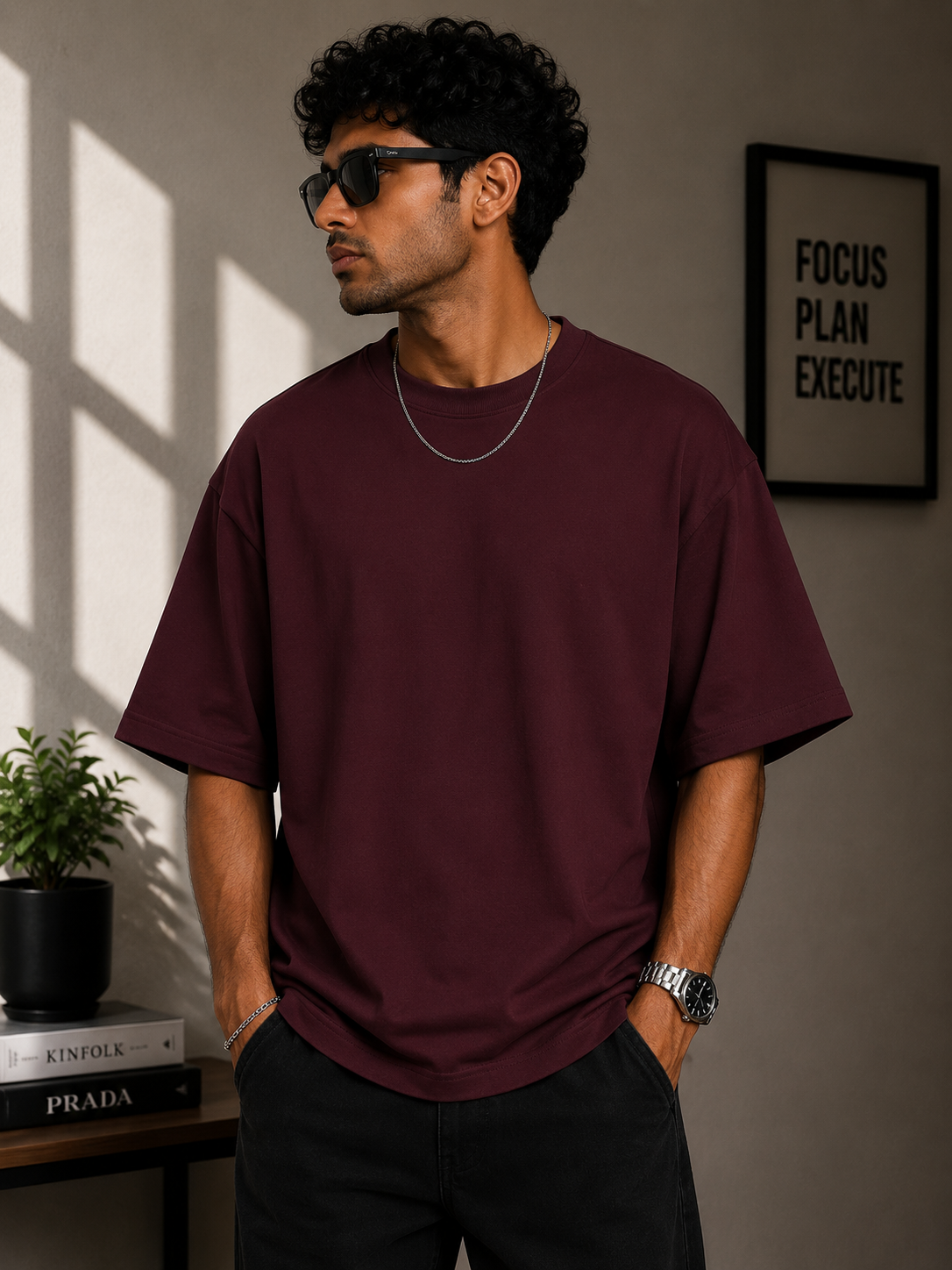 Plain Oversized Tee