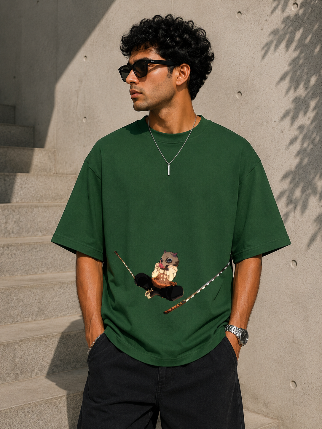 Oversized Tee X Demon Slayer