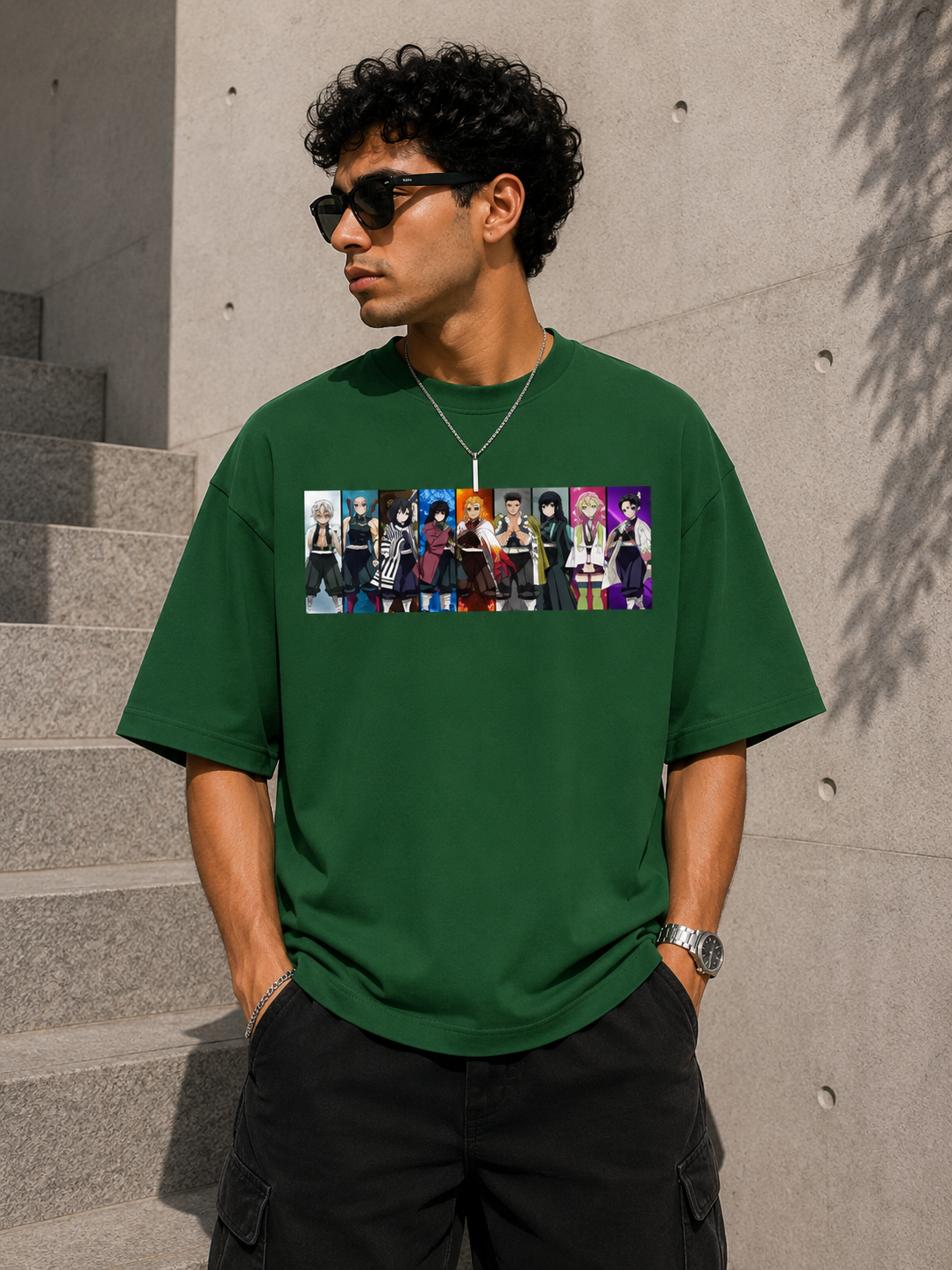 Oversized Tee X Demon Slayer