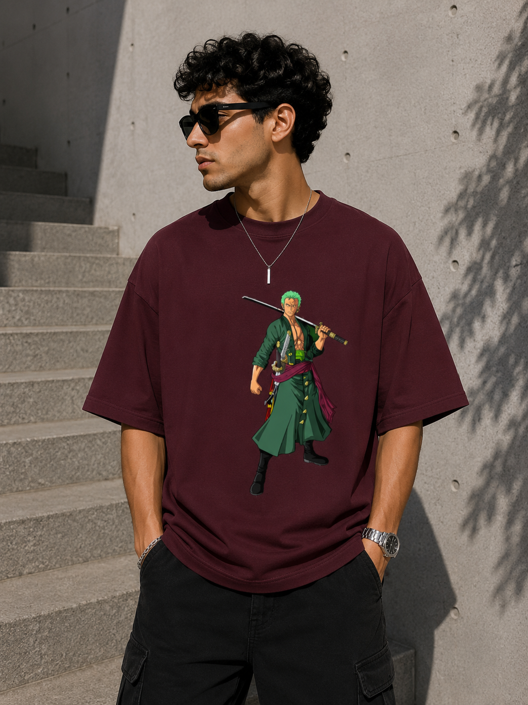 Oversized Tee X One Piece