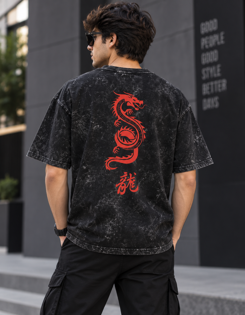 Acid Washed Oversized Tee