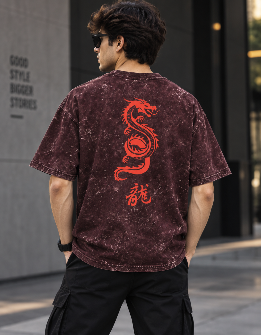Acid Washed Oversized Tee